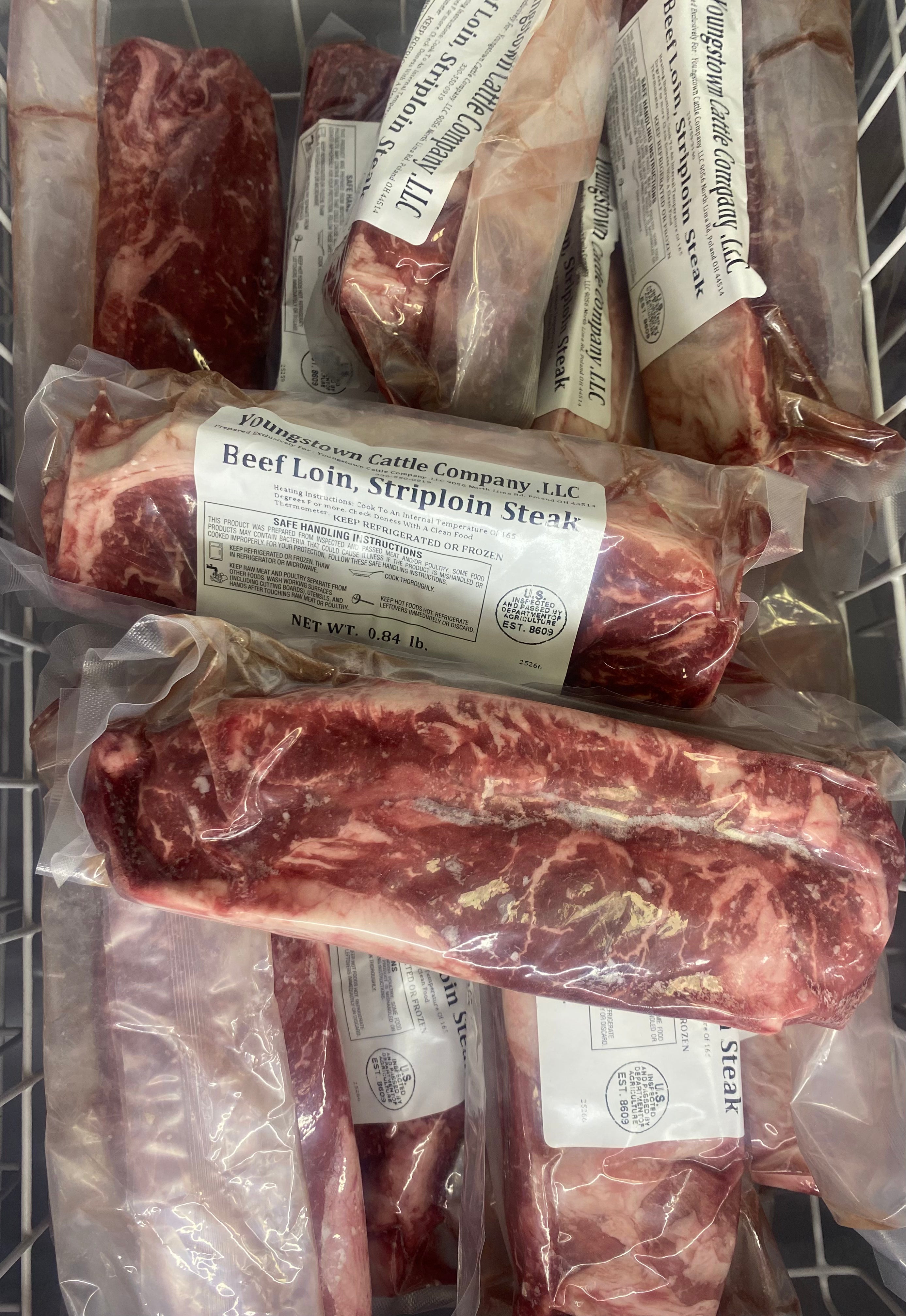 Beef Striploin (.9–1.0 lb avg)