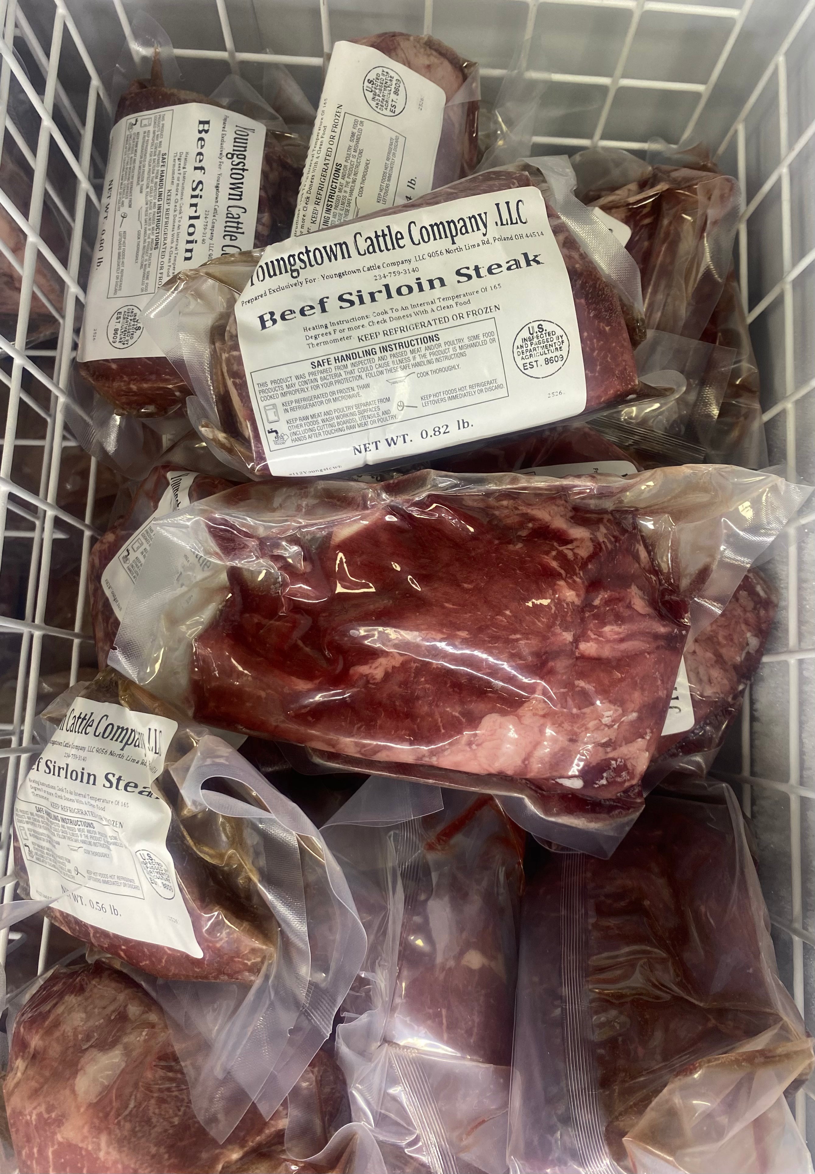 Beef Sirloin (.7–.8 lb avg)