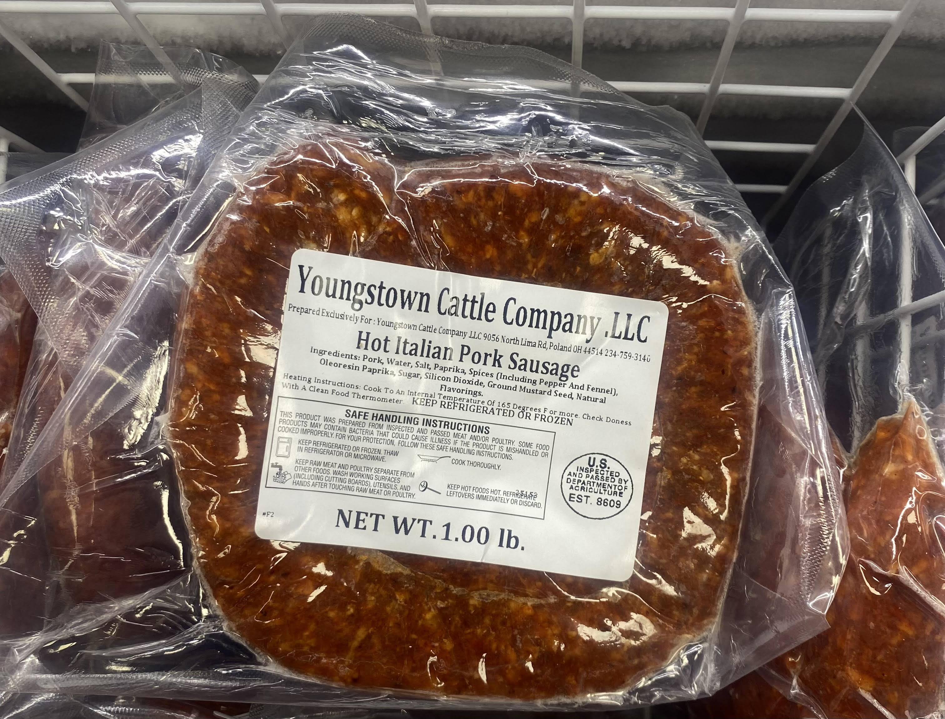 Hot Italian Sausage (1 lb)